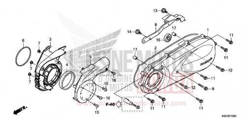 PANNEAU CARTER-MOTEUR G. SH300AH de 2017